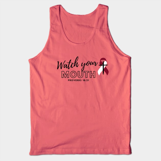 Oral Cancer Tank Top by Fight and Flaunt